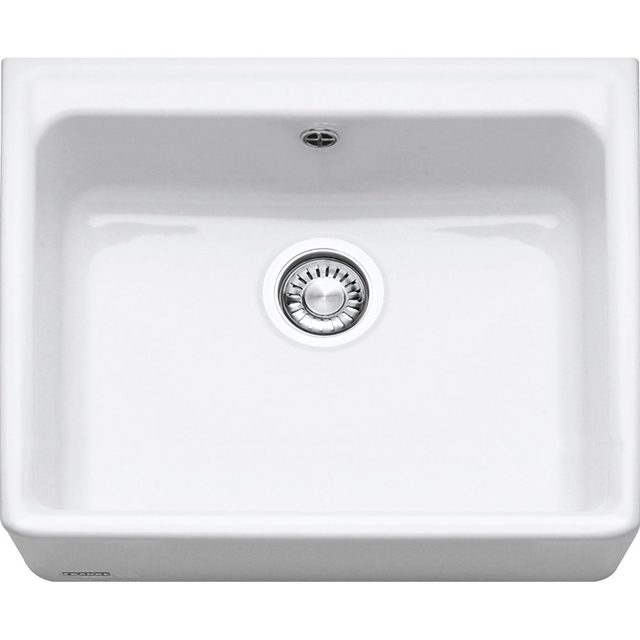 Franke Belfast Single Bowl Ceramic Sink 130.0381.800 White