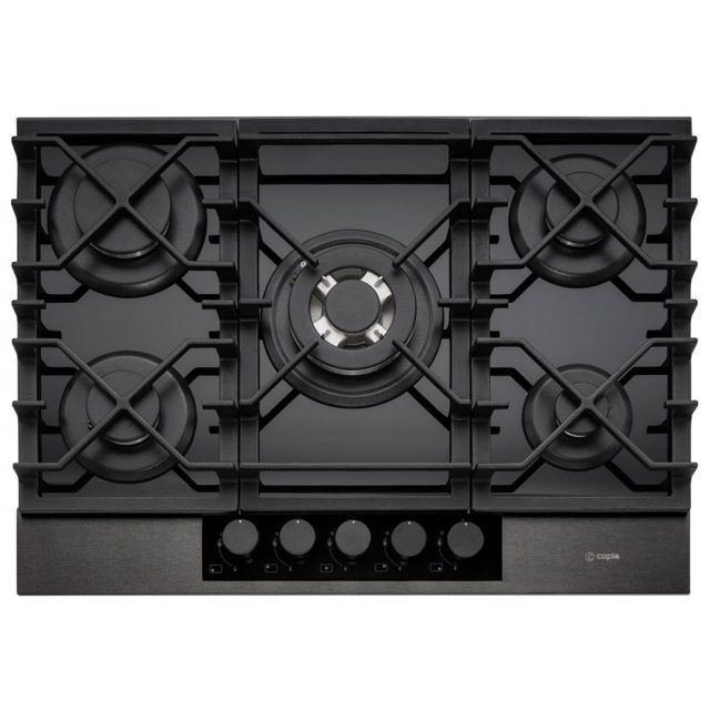 Caple 70cm 5 Burner Gas On Gas Hob C887G Gunmetal
