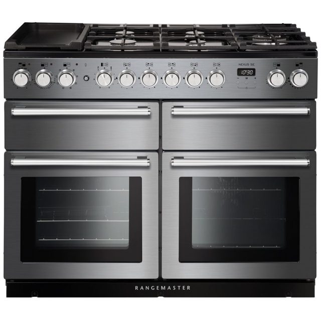 Rangemaster Nexus SE 110cm Dual Fuel Range Cooker 11823 NEXSE110DFFSS/C Stainless Steel