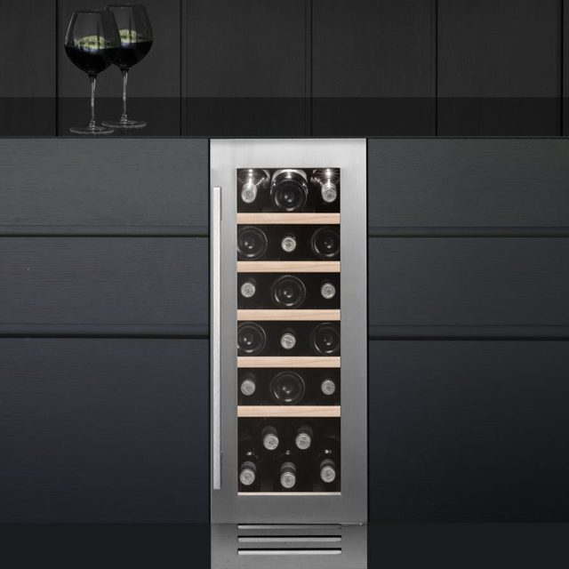 Caple 30cm Undercounter Wine Cooler WI3125 Stainless Steel