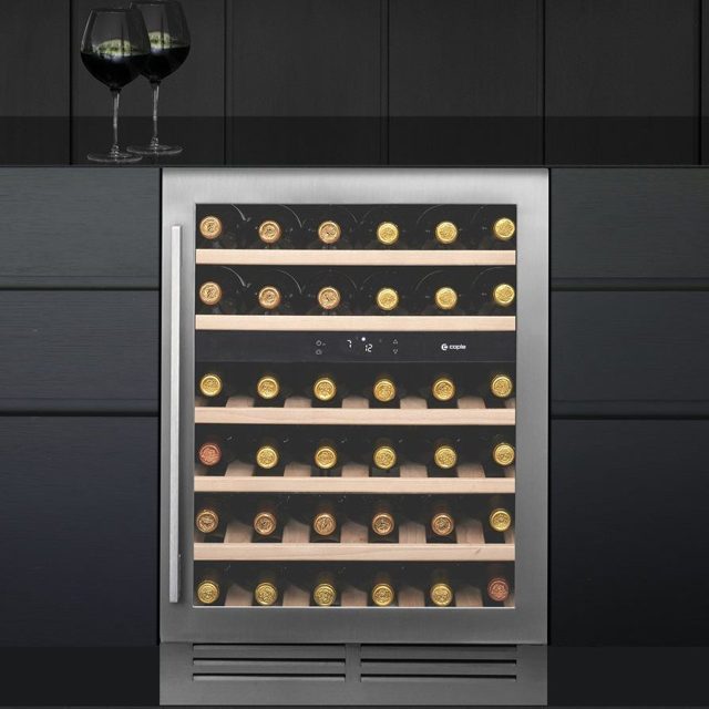 Caple 60cm Undercounter Dual Zone Wine Cooler WI6135 Stainless Steel