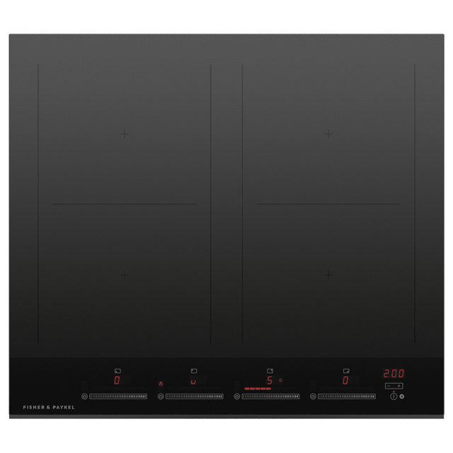 Fisher Paykel 60cm Series 9 Frameless 4 Zone Induction Hob CI604DTB4 Black