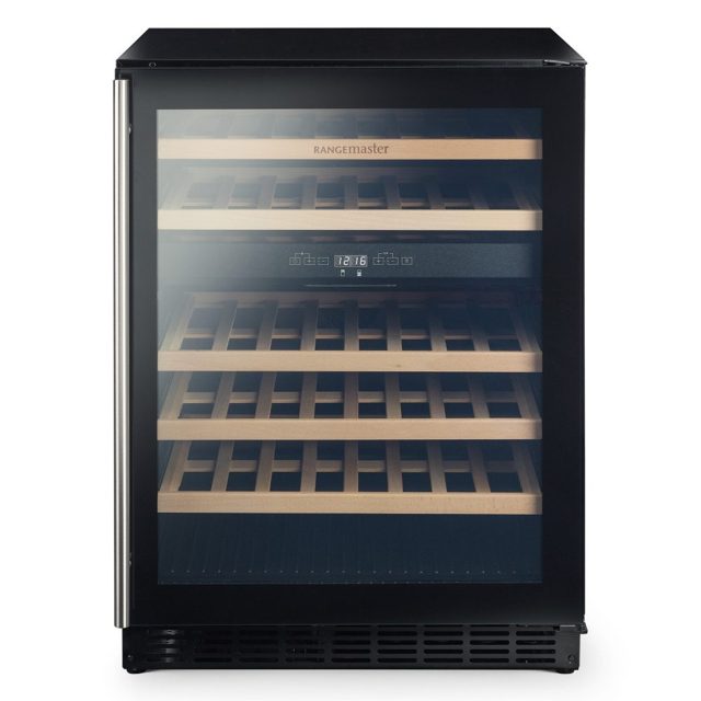 Rangemaster 60cm Undercounter Dual Zone Wine Cooler RDZ6046BL/ Black