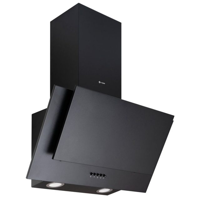 Caple 60cm Angled Chimney Hood AH600BK Black