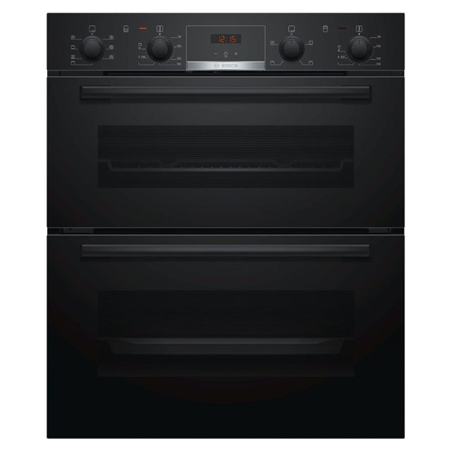 Bosch Series 4 Built Under Double Oven NBS533BB0B Black
