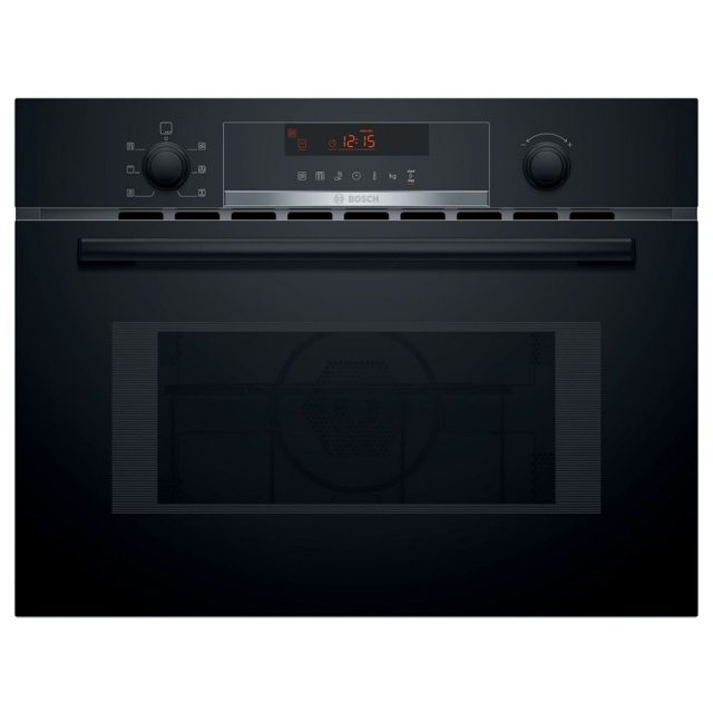 Bosch Series 4 Built In Combination Microwave For Tall Housing CMA583MB0B Black