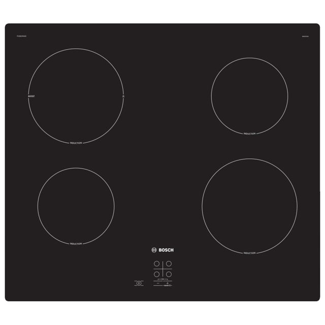 Bosch 60cm Series 2 Frameless Induction Hob 13A supply PUG61RAA5B Black