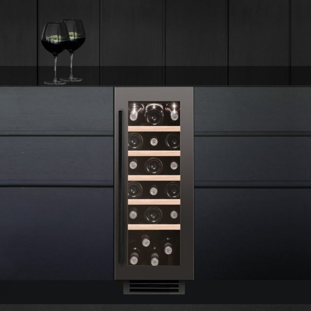 Caple 30cm Undercounter Wine Cooler WI3125GM Gunmetal