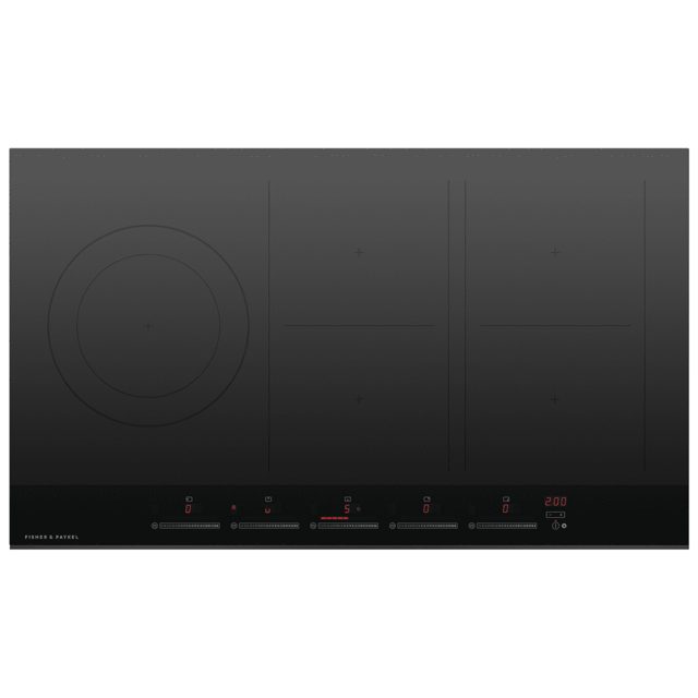 Fisher Paykel 90cm Series 9 Frameless 5 Zone Induction Hob CI905DTB4 Black