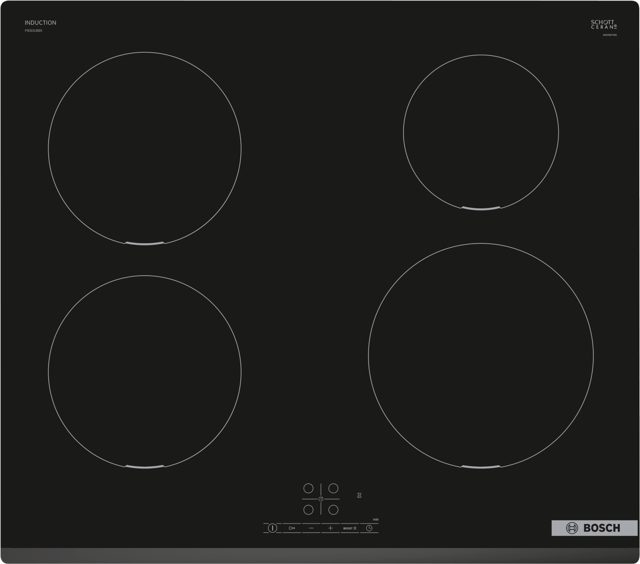 Bosch 60cm Series 4 Bevelled Induction Hob PIE631BB5E Black