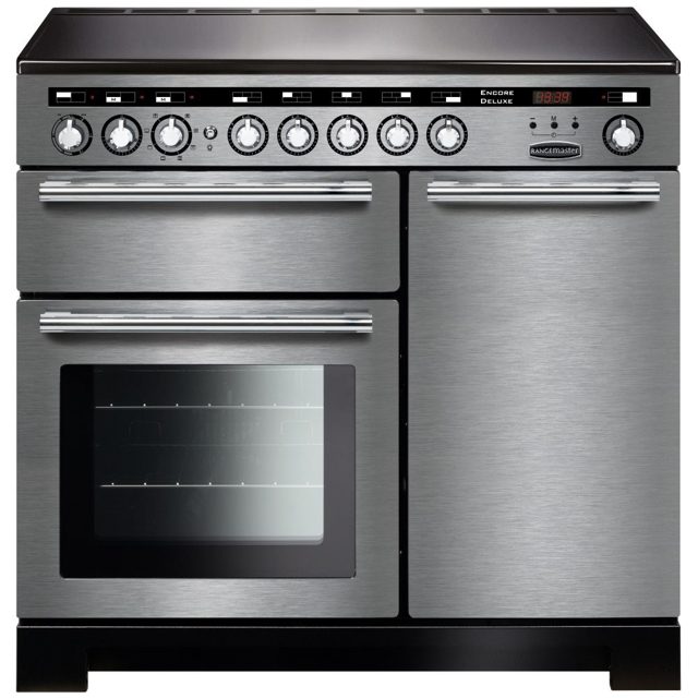 Rangemaster Encore 100cm Deluxe Induction Range Cooker 117370 EDL100EISS/C Stainless Steel