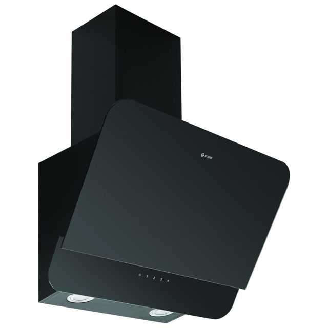 Caple 60cm Angled Chimney Hood OM600 Black