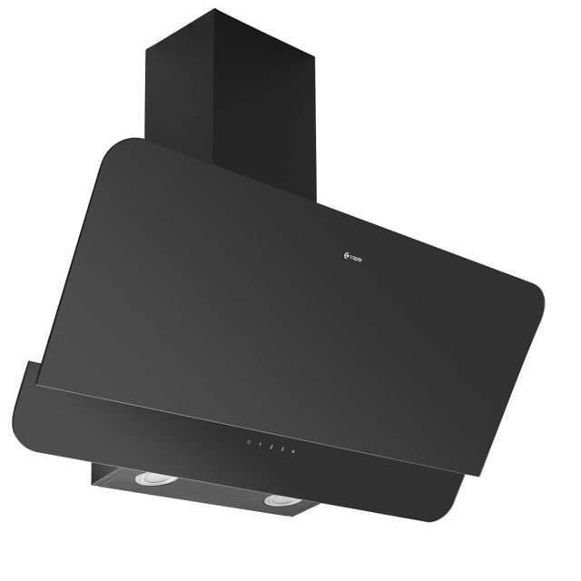 Caple 90cm Angled Chimney Hood OM900 Black