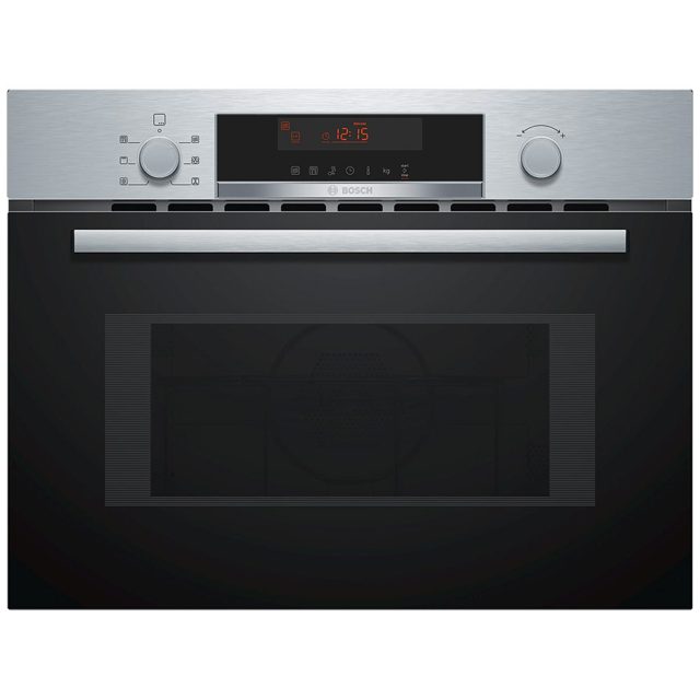 Bosch Series 4 Built In Combination Microwave For Tall Housing CMA583MS0B Stainless Steel
