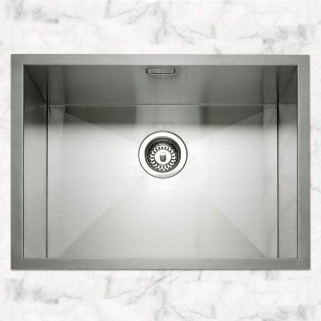 Caple Zero 55 Single Bowl Undermount Sink ZERO55 Stainless Steel