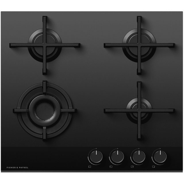 Fisher Paykel Series 9 60cm Gas On Glass Hob CG604DNGGB4 Black