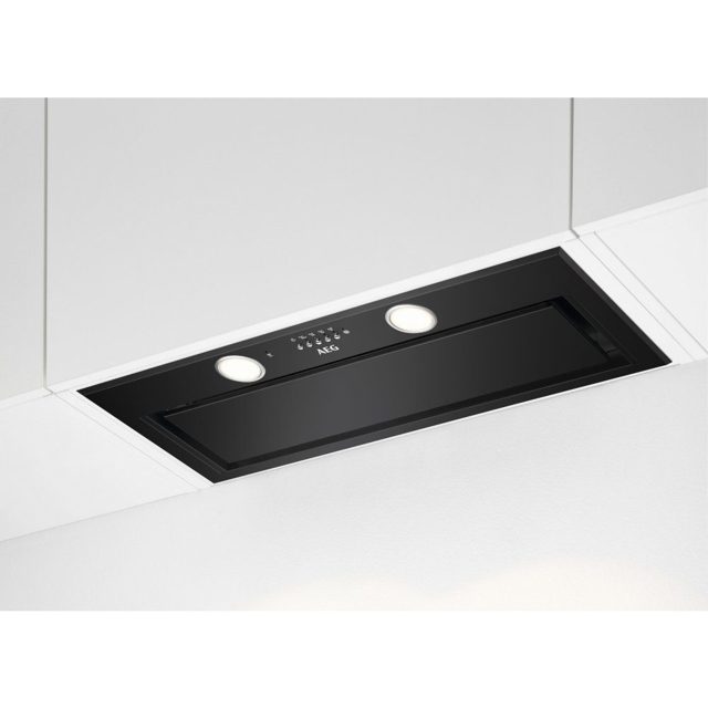 AEG 77cm Series 6000 Hob2Hood Canopy Hood DGE5861HB Black