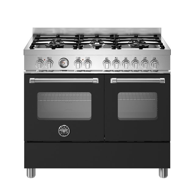 Bertazzoni 100cm Master Series Dual Fuel Range Cooker MAS106L2ENEC Black
