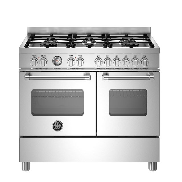 Bertazzoni 100cm Master Series Dual Fuel Range Cooker MAS106L2EXC Stainless Steel