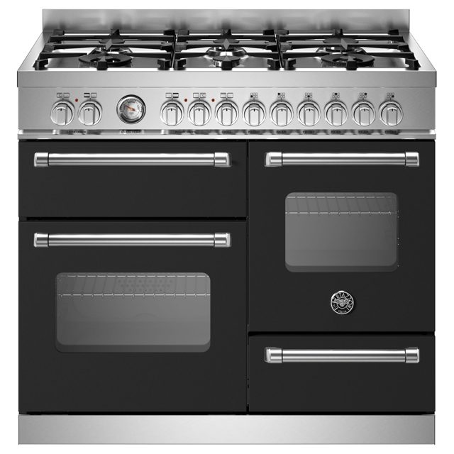 Bertazzoni 100cm Master Series XG Dual Fuel Range Cooker MAS106L3ENEC Black