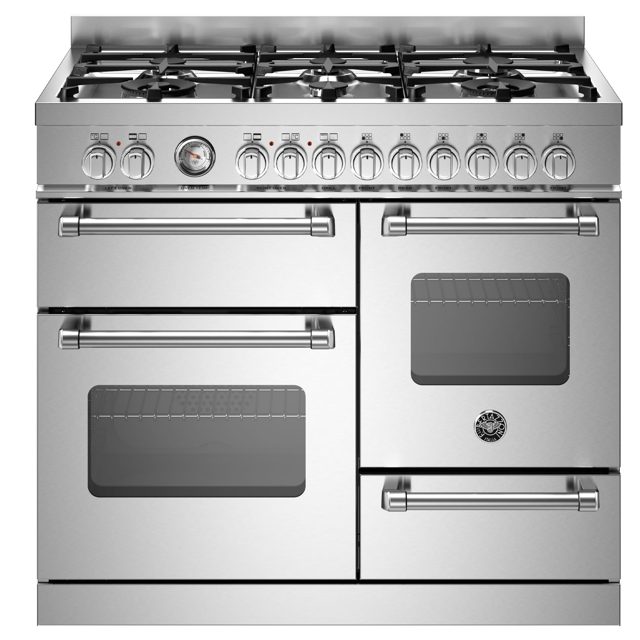 Bertazzoni 100cm Master Series XG Dual Fuel Range Cooker MAS106L3EXC Stainless Steel