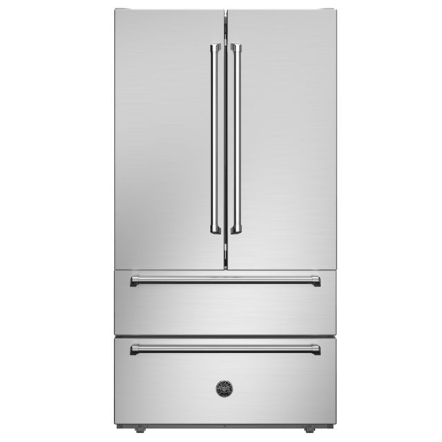 Bertazzoni Master Series French Style Fridge Freezer With Ice Maker REF904FFNXTC Stainless Steel