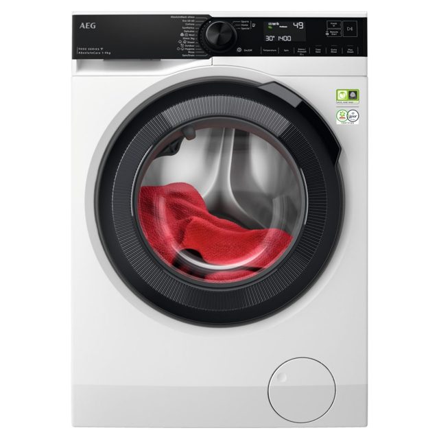 AEG 9kg Series 9000 AbsoluteCare Washing Machine 1400rpm LFR94946WS White