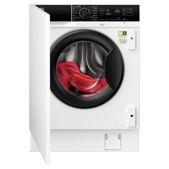 AEG 8kg Series 8000 Fully Integrated OkoMix Washing Machine LF8E8436BI