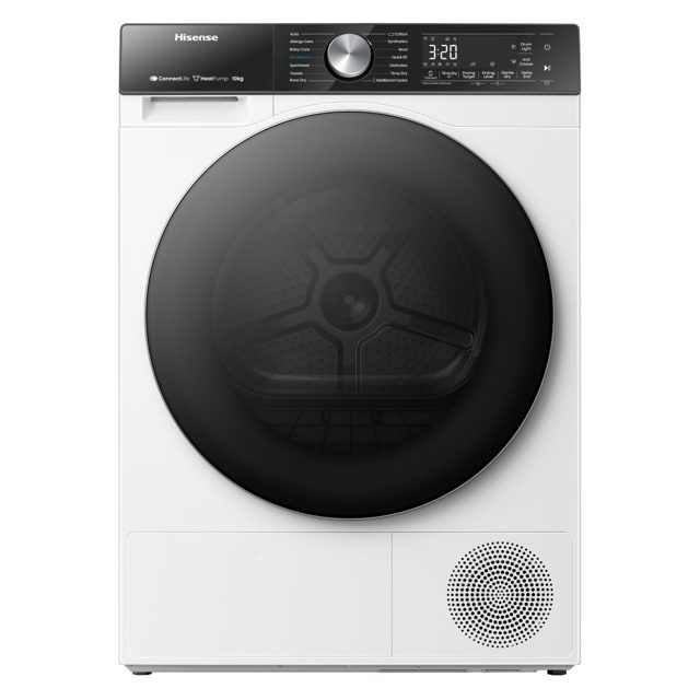 Hisense 10kg 5S Series Heat Pump Condenser Dryer DH5S102BW White