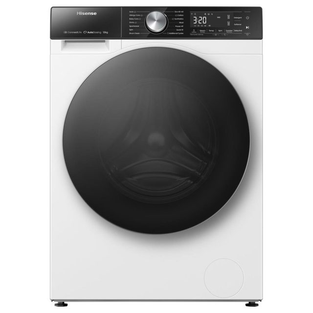 Hisense 12kg 5S Series Autodose WiFi-Enabled Washing Machine 1400rpm WF5S1245BW White