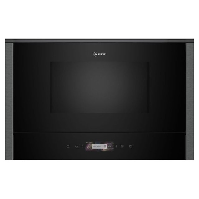 Neff N70 Built In Microwave For Wall Unit NL4WR21G1B Graphite
