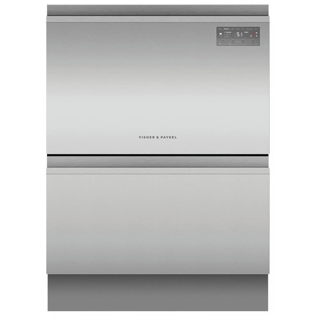 Fisher Paykel Series 7 Contemporary Double DishDrawer DD60D2HNX9 Stainless Steel