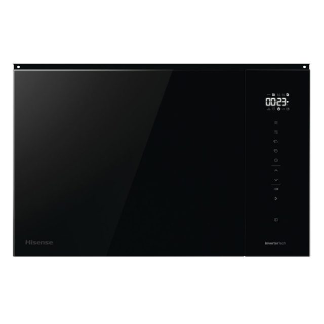 Hisense Hi6 BlackLine Built In Microwave & Grill For Tall Housing BIM325GI63DBGUK Black