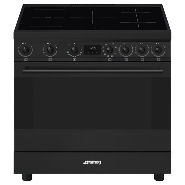 Smeg 90cm Classic Single Cavity Induction Range Cooker C9IMN2 Matte Black