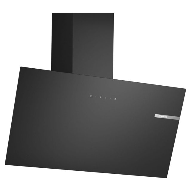 Bosch 80cm Series 2 Angled Chimney Hood DWK85DK60B Black