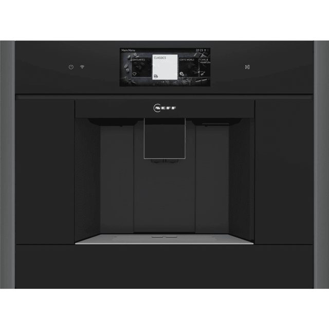 Neff 60cm N90 Fully Automatic Built In Coffee Machine CL4TT11G0 Graphite