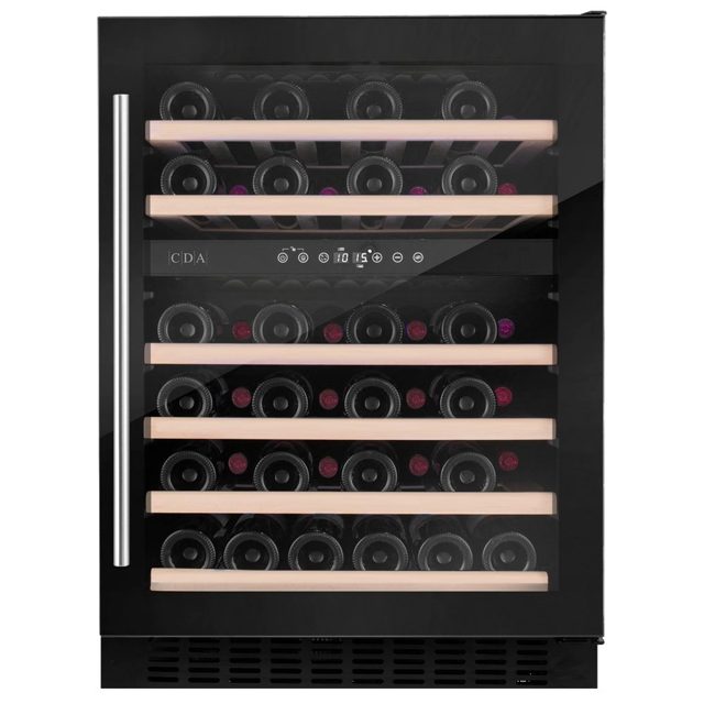 CDA 60cm Undercounter Wine Cooler CFWC604BL Black