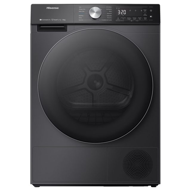 Hisense 10kg 5S Series Heat Pump Condenser Tumble Dryer DH5S102BB Black