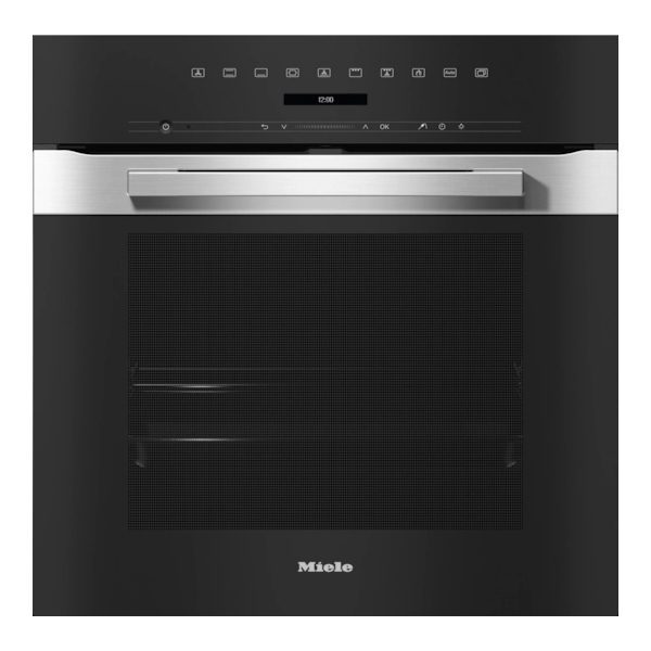 Miele PureLine Pyrolytic Built In Single Oven H7262BPCLST Stainless Steel