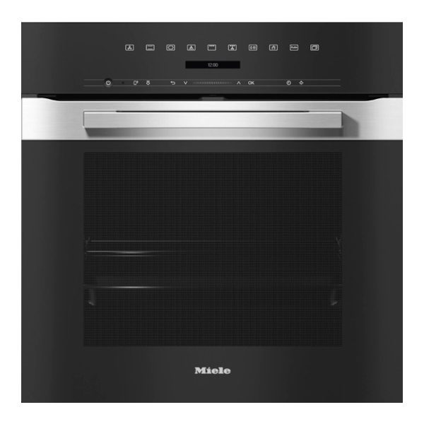 Miele PureLine Pyrolytic Built In Single Oven H7264BPCLST Stainless Steel