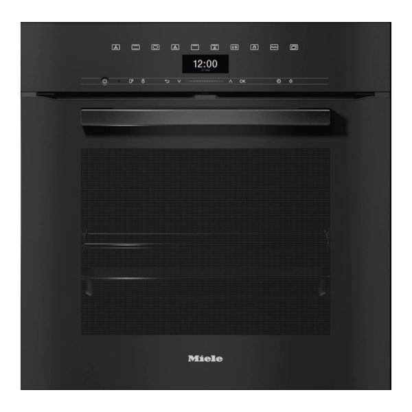Miele VitroLine Pyrolytic Built In Single Oven H7464BPOBBL Black