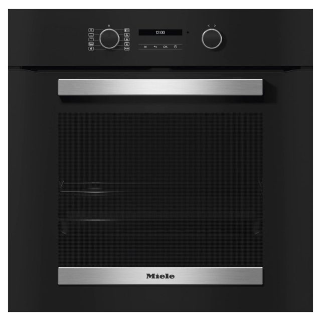 Miele Active Pyrolytic Built In Single Oven H2465BP Black