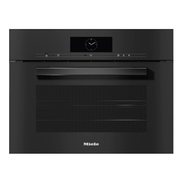 Miele VitroLine M-Touch Plumbed In Compact Steam Combination Oven DGC7845HCPROOBSW Black