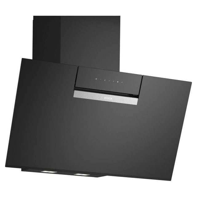 Bosch 80cm Series 4 Angled Chimney Hood DWK87FN60B Black
