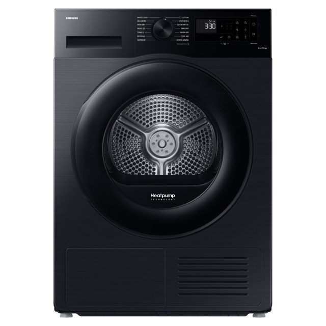 Samsung 9kg Series 5 Smart Heat Pump Condenser Tumble Dryer DV90CGC0A0ABEU Black