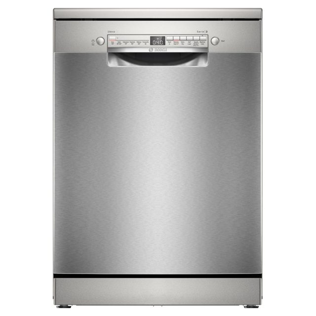 Bosch 60cm Series 2 Freestanding Dishwasher SMS2HVI67G Silver