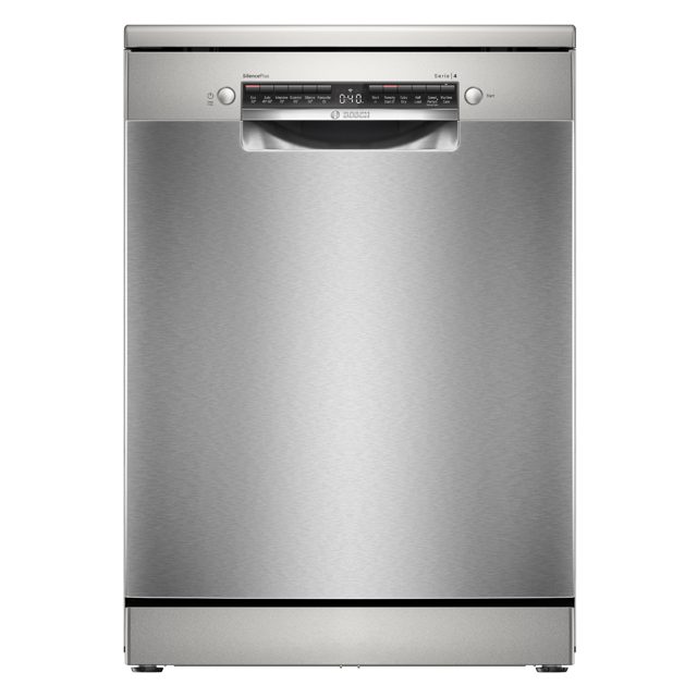 Bosch 60cm Series 4 Freestanding Dishwasher SMS4EMI06G Silver