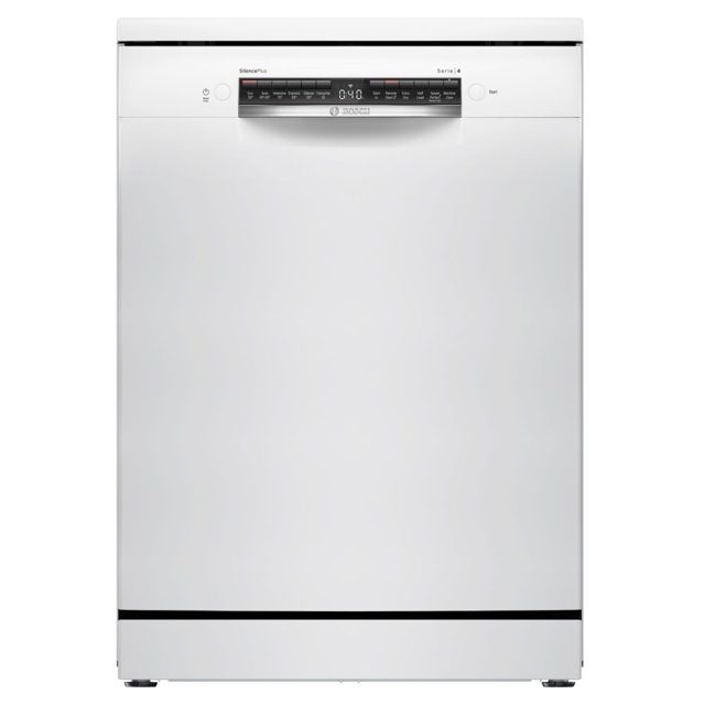 Bosch 60cm Series 4 Freestanding Dishwasher SMS4EMW06G White