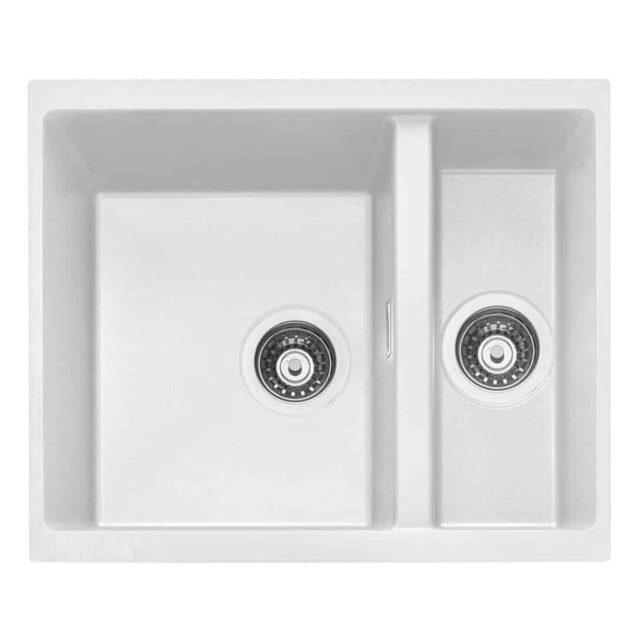 Caple Leesti 151 1.5 Bowl Sink Reversible Sink LEE151CW White