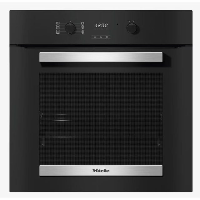 Miele ContourLine Built In Single Oven H2455B- Black